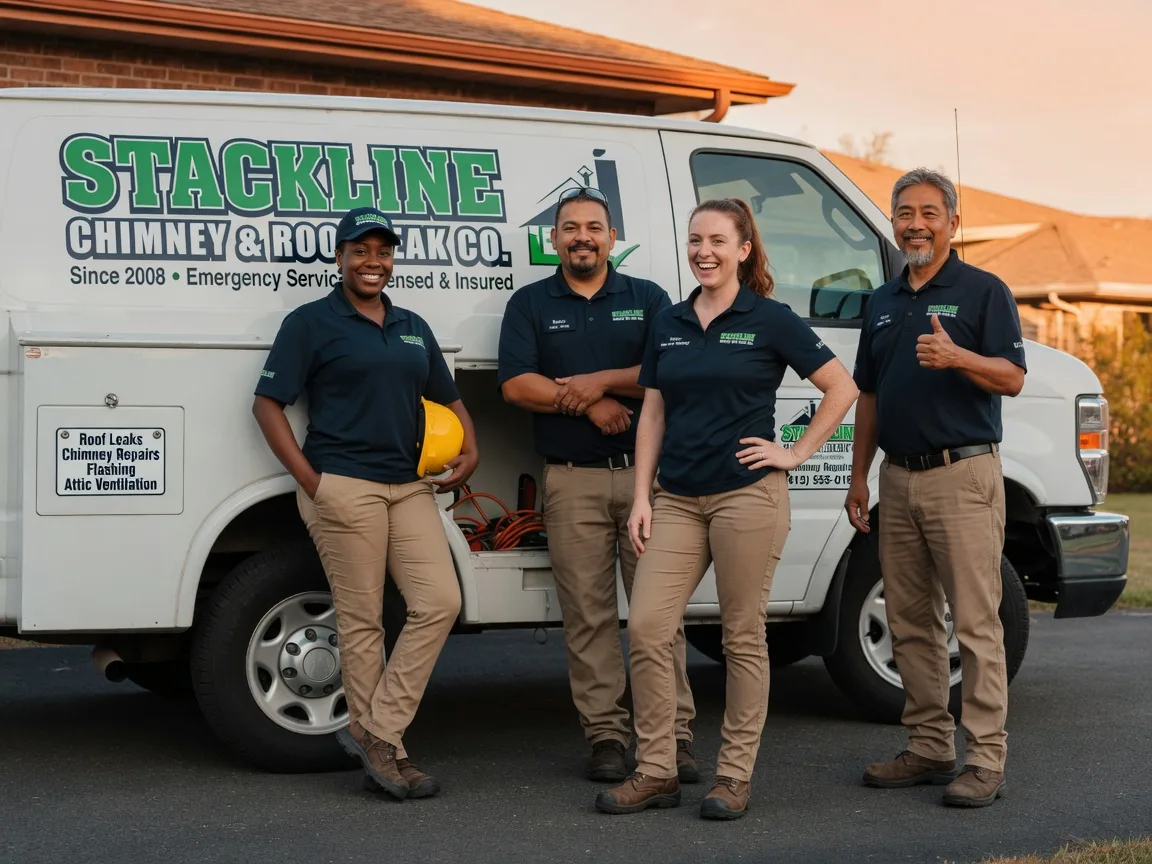 Chimney flashing repair company in Pineville, PA